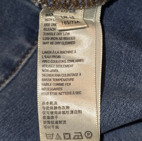 We The Free People Mid-Rise Penny Flare Stretch Denim Jeans Women's Size 28 - Picture 8 of 10